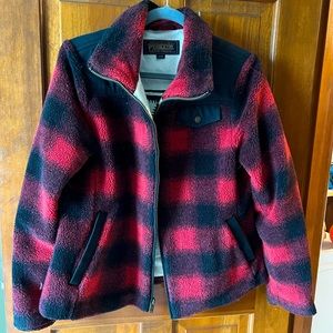 Pendleton Women’s Buffalo Plaid Sherpa Jacket size Large